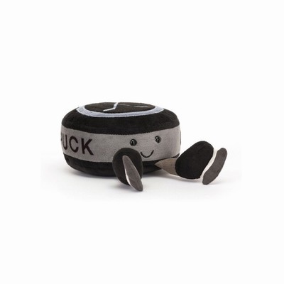 Jellycat Sports Ice Hockey Puck UK | 21376TLBK